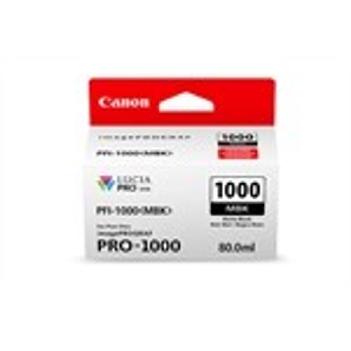 Canon PFI-1000MBK Matte Sort Printerpatron Original