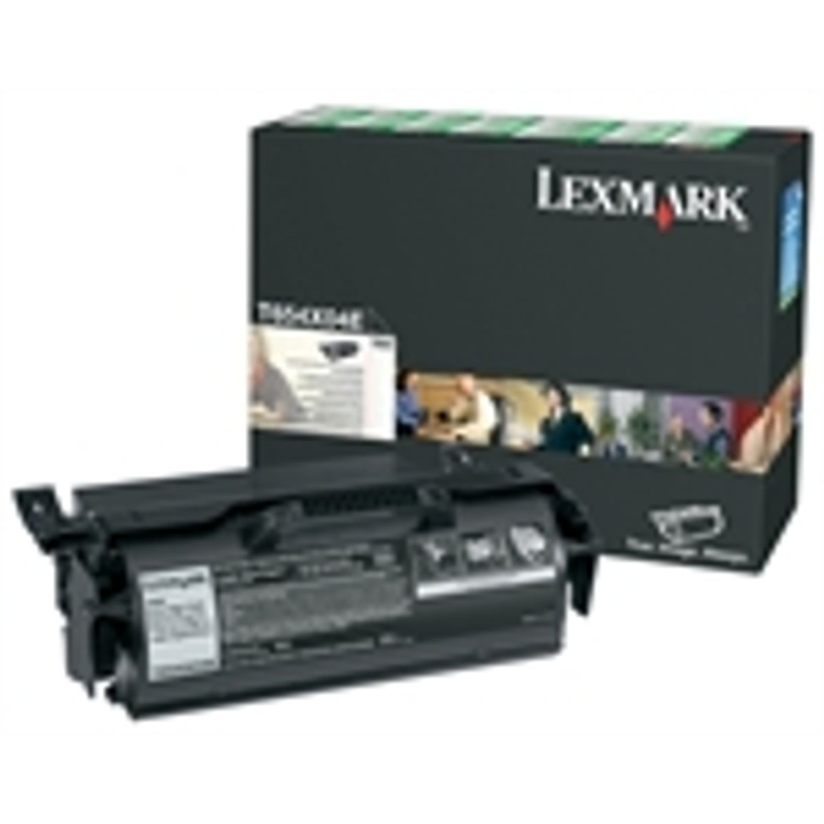 Lexmark T654X04E Sort Lasertoner Original