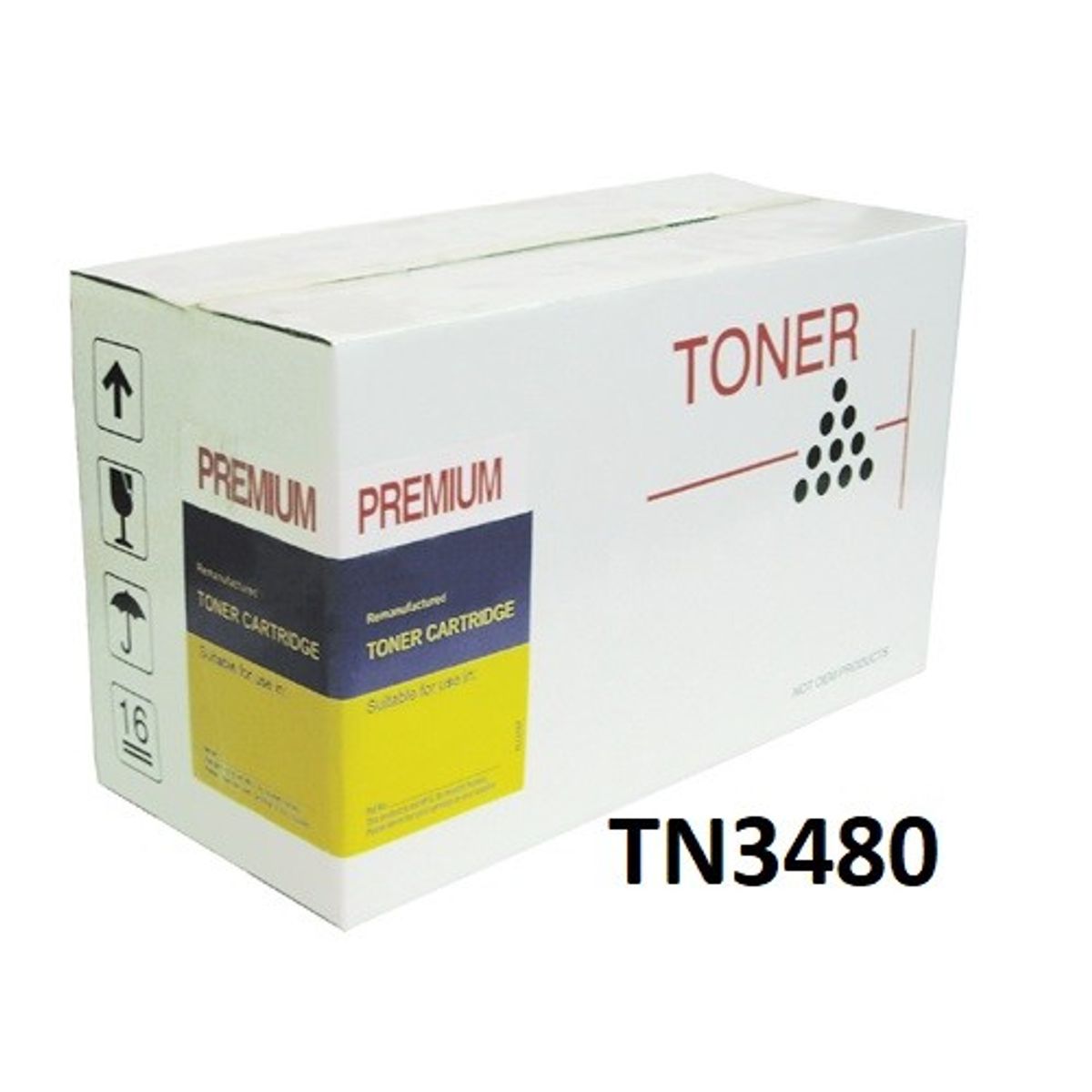 Brother TN3480 Sort toner Kompatibel