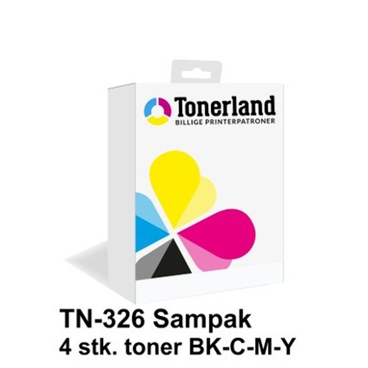 TN326 sampak 4 stk. toner kompatibel