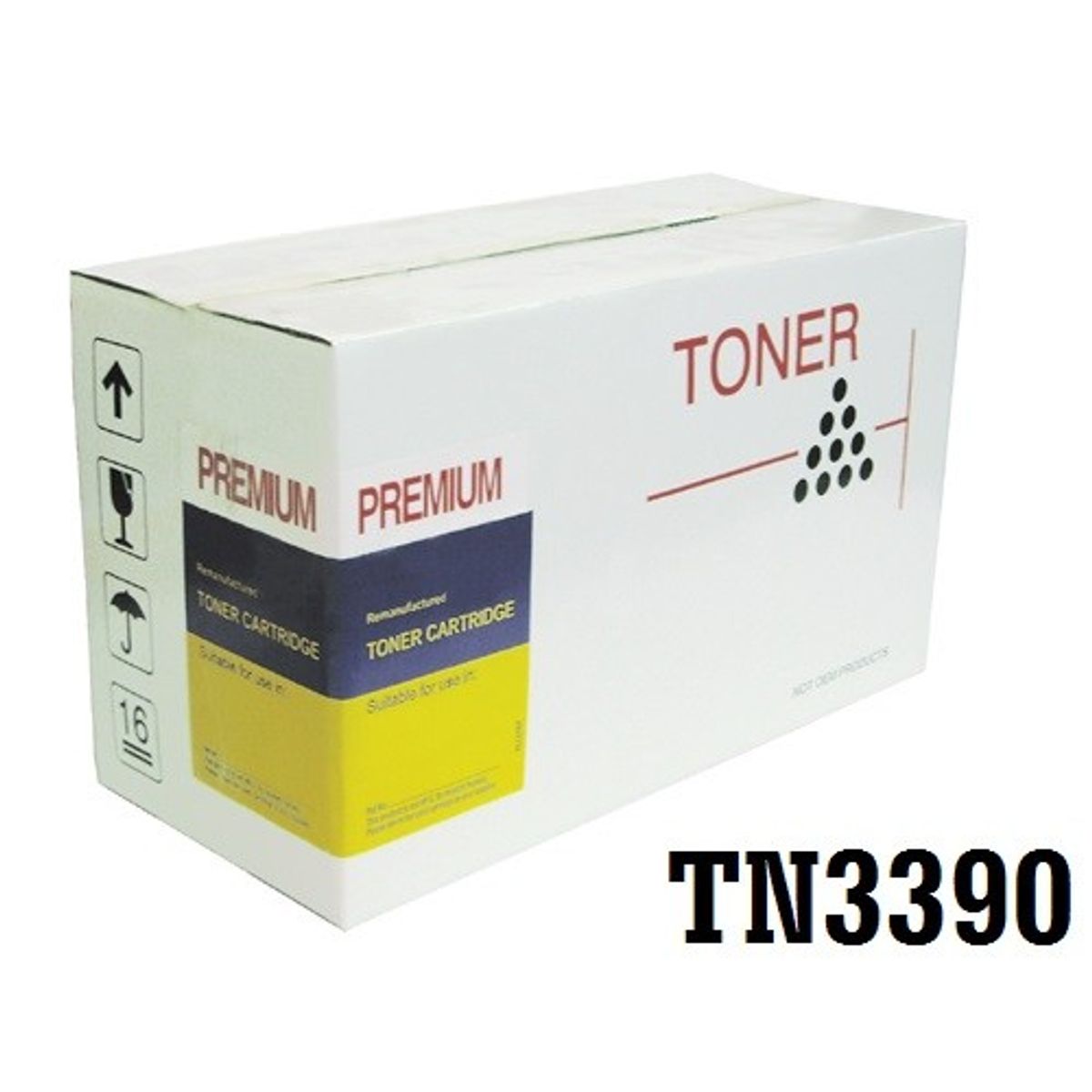 TN3390 Sort Toner kompatibel Brother