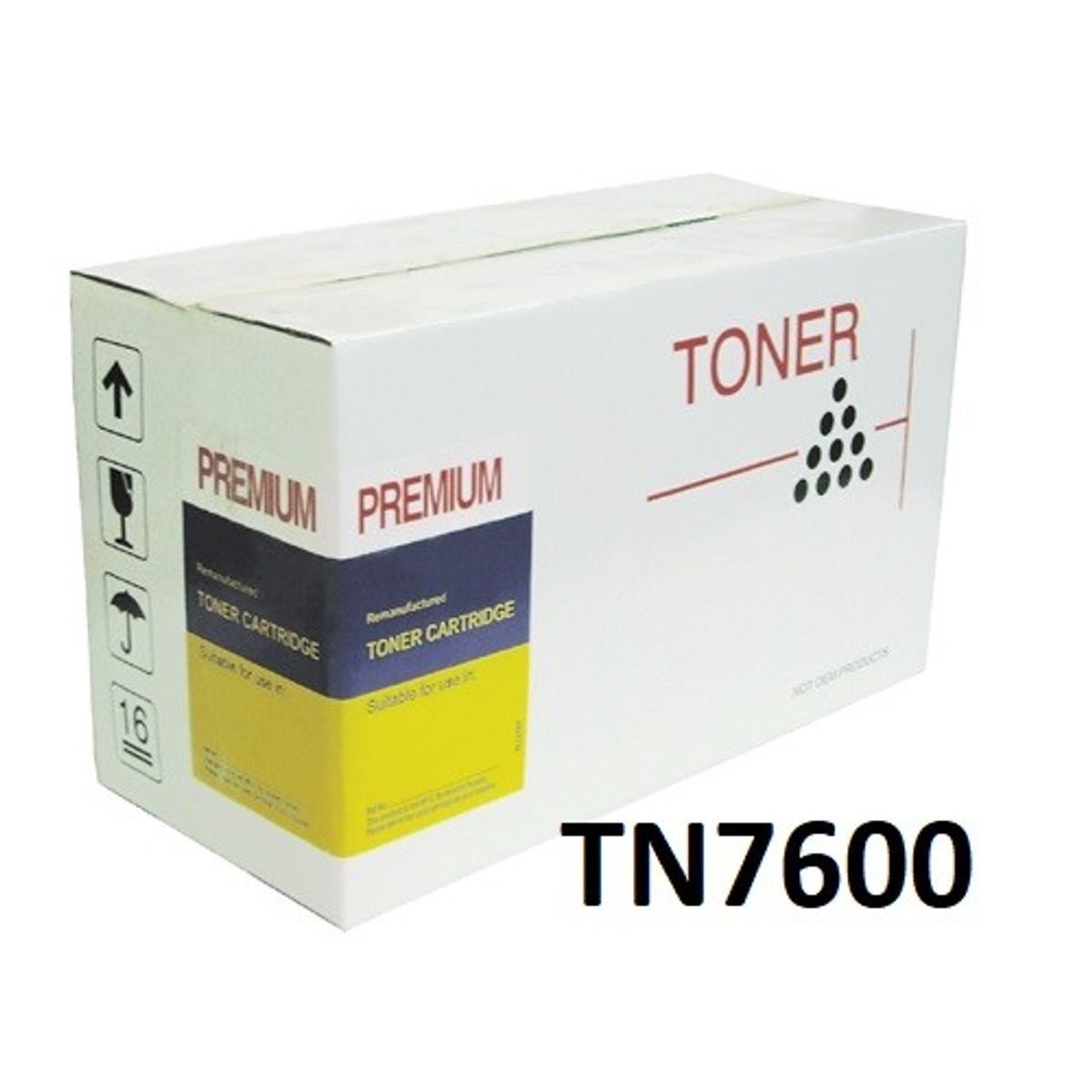 Brother TN7600 Sort Toner kompatibel