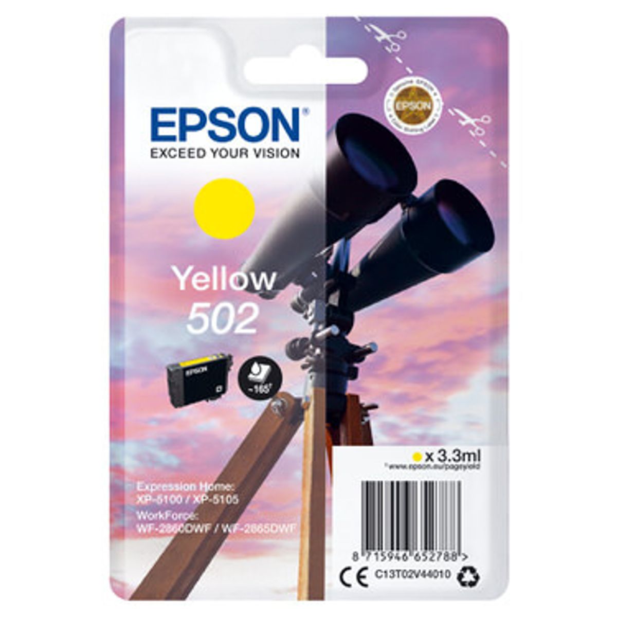 Epson No.502 Yellow Printerpatron Original