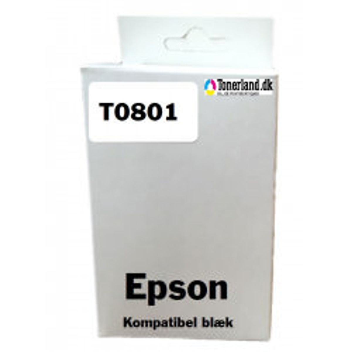 Epson T0801 Sort Blækpatron kompatibel