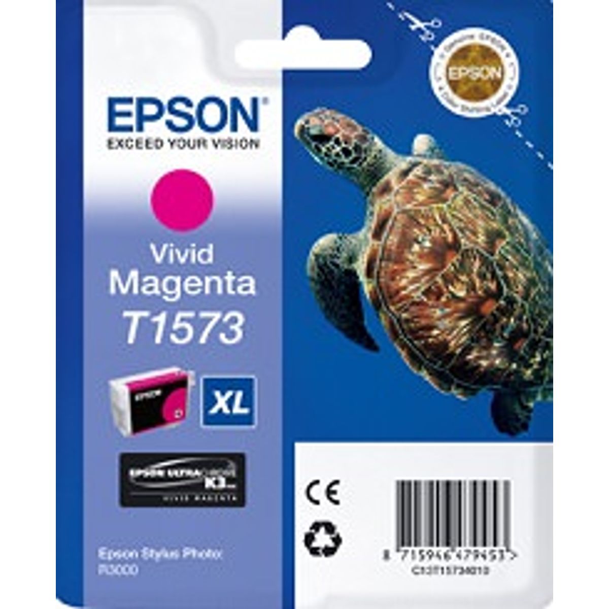 Epson T1573 Magenta Blækpatron Original