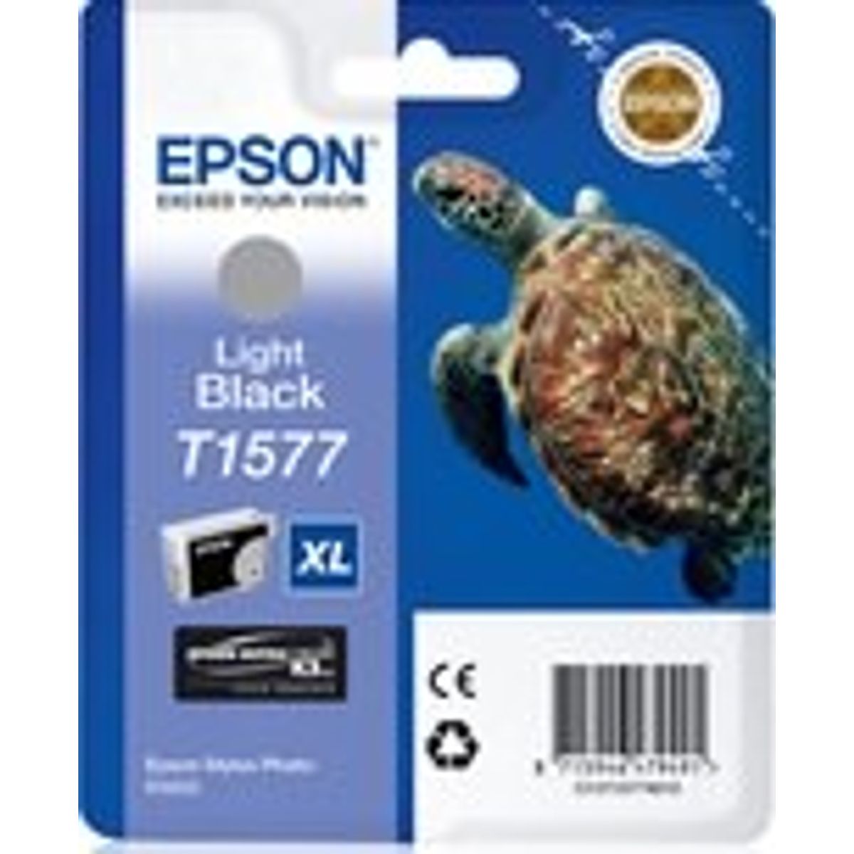 Epson T1577 Lys Sort Blækpatron Original