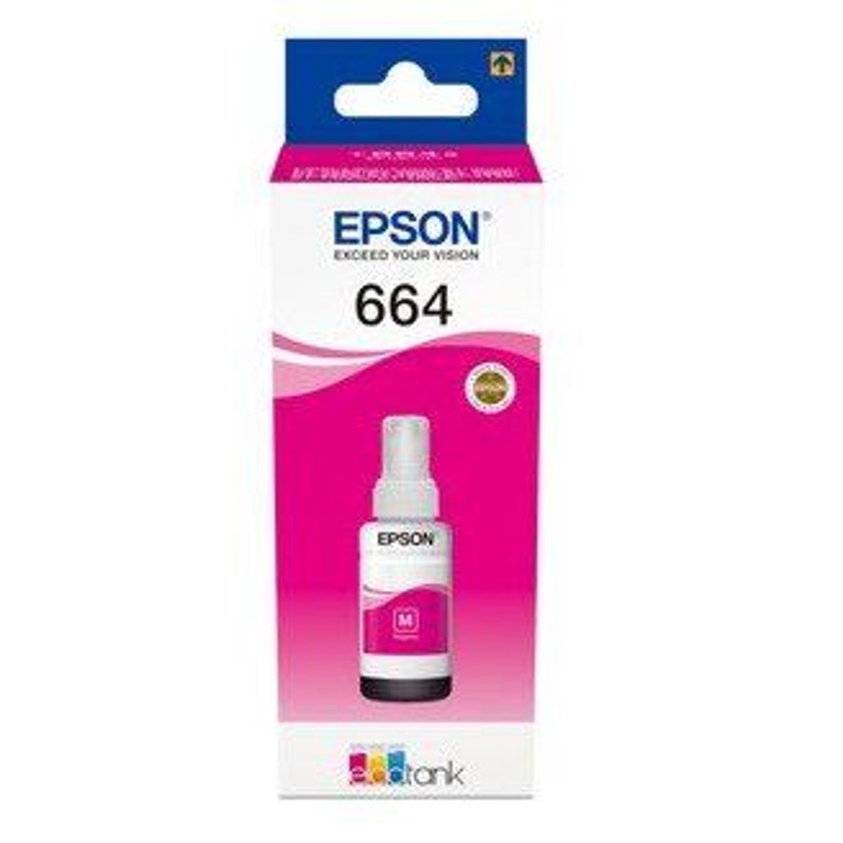 Epson T6643 Magenta blæk Ecotank Original