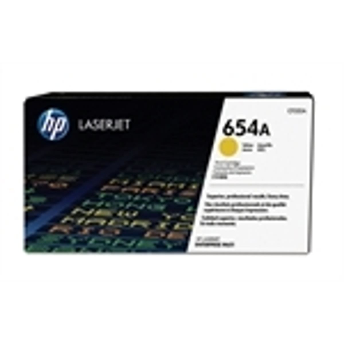 HP 654A Yellow toner CF332A Original