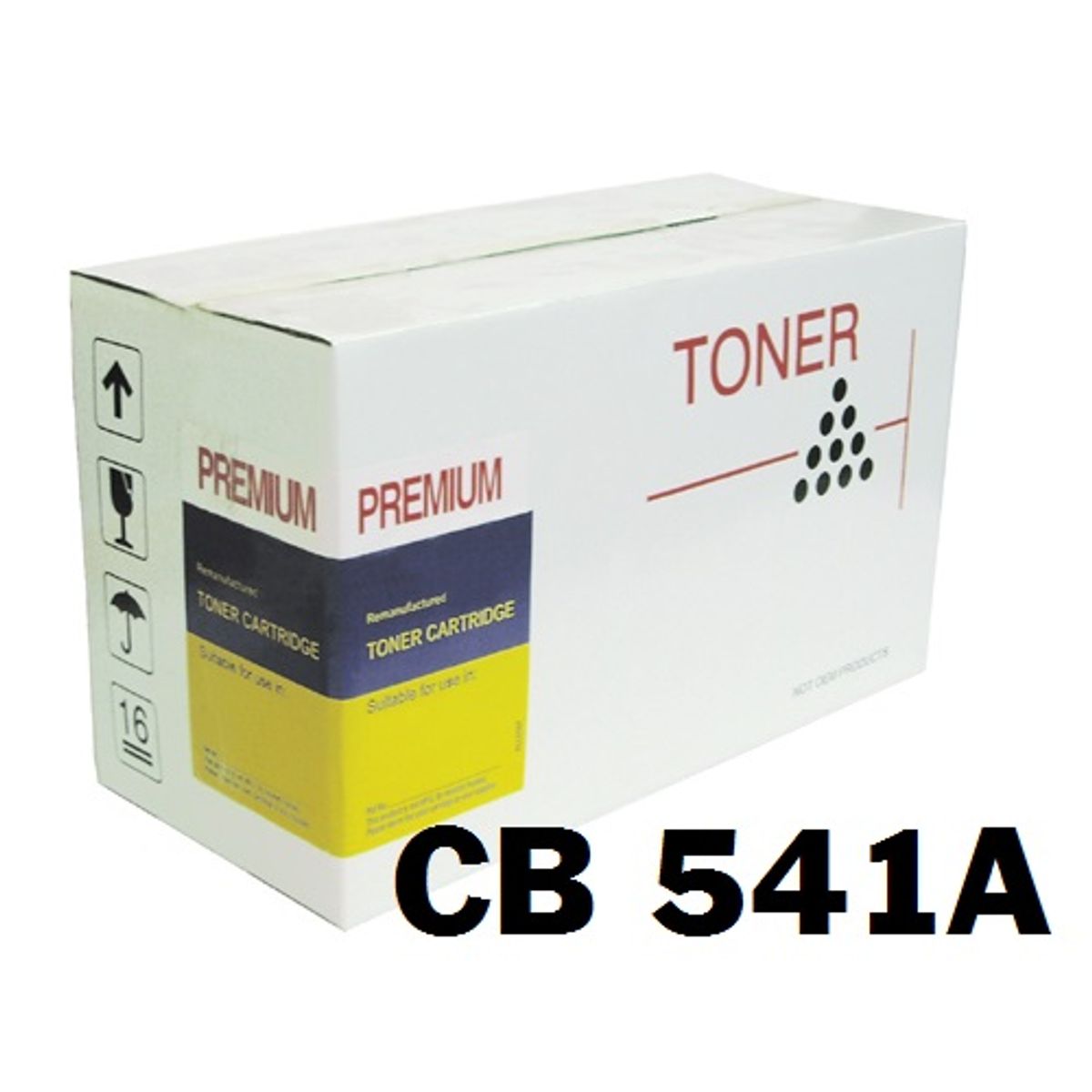 HP CB541A Cyan Lasertoner Kompatibel