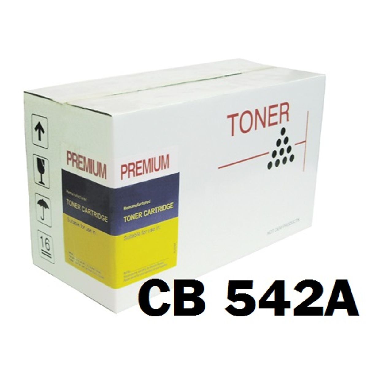 HP CB542A Gul Toner Kompatibel