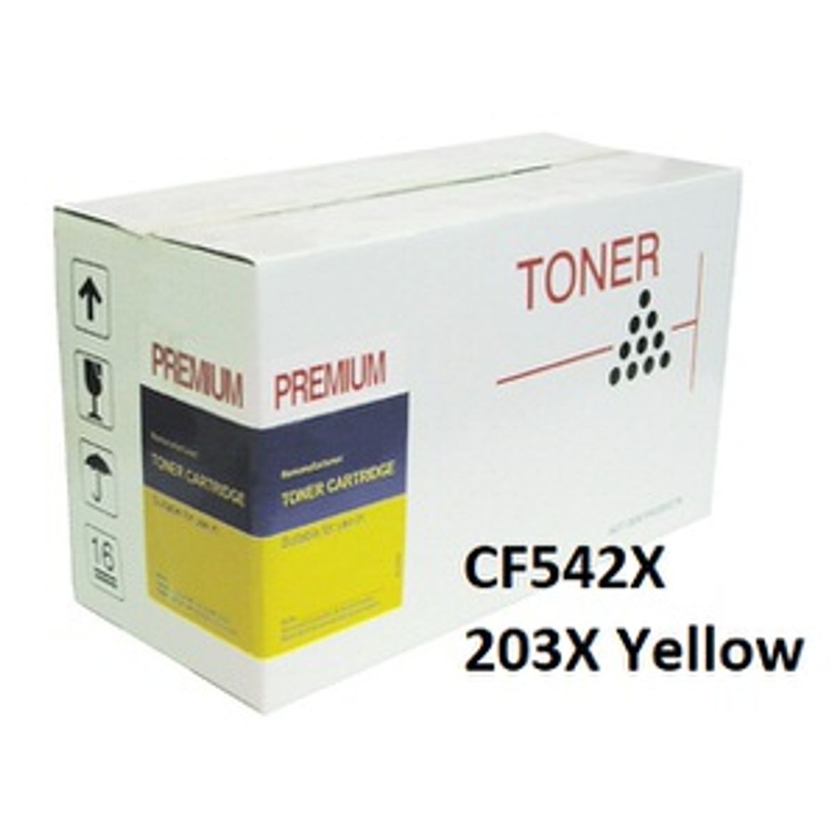 HP CF542X / 203X Gul toner Kompatibel