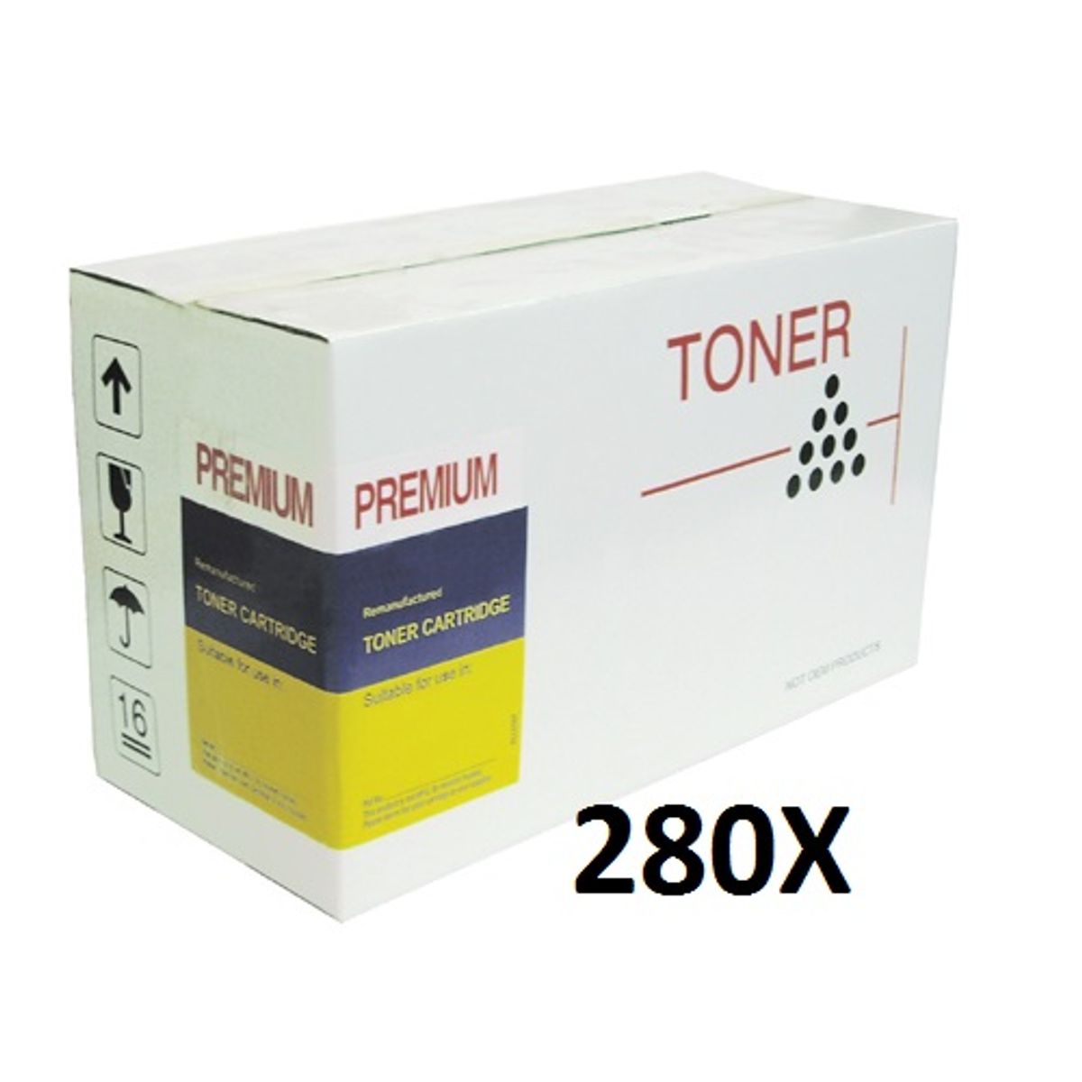 HP CF280X 80X Sort Toner Kompatibel