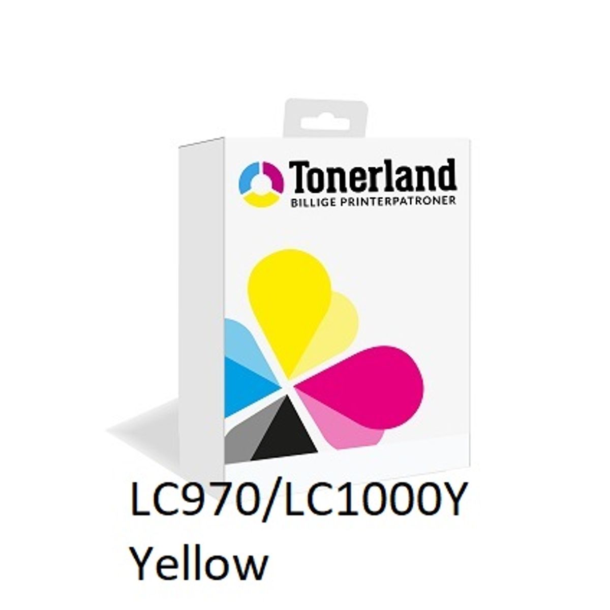 LC970/LC1000Y Yellow printerpatron Kompatibel