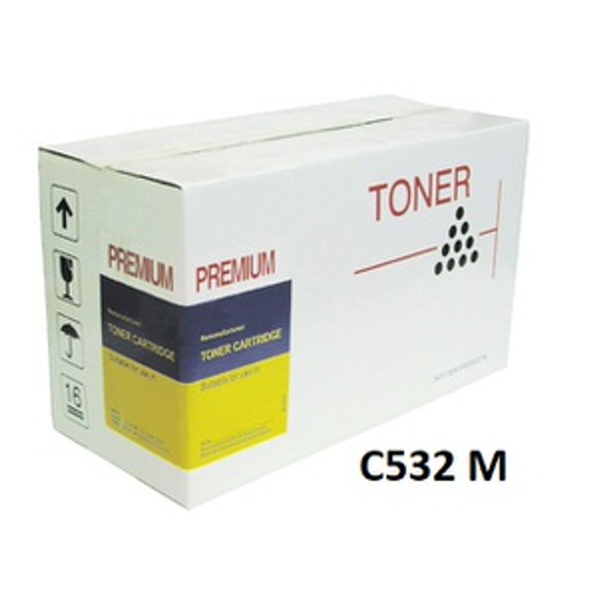 OKI C532 Magenta 46490606 toner Kompatibel