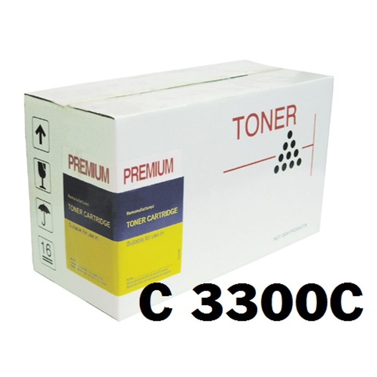 OKI C3300 Cyan Toner kompatibel