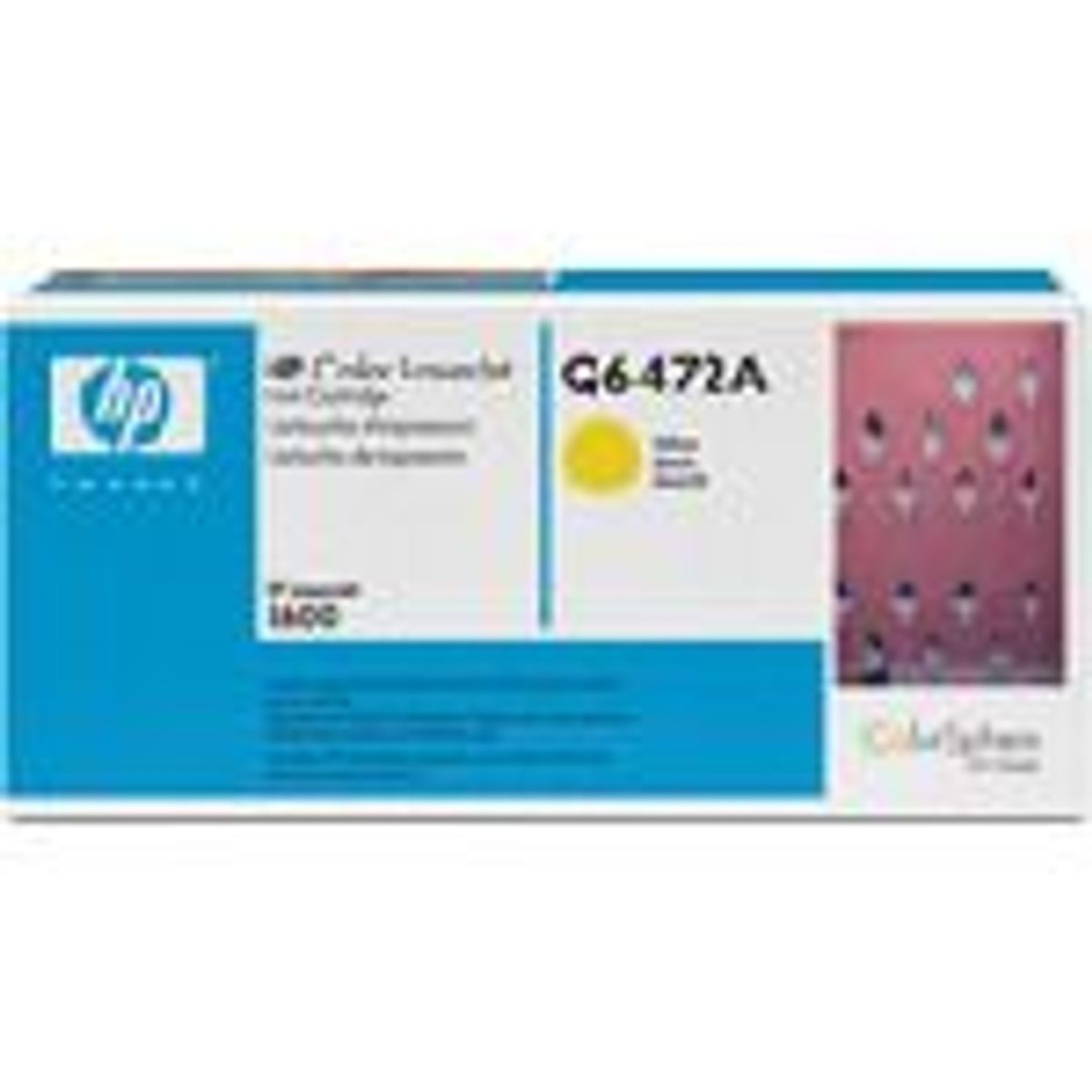 HP Q6472A / 502A Gul Lasertoner Original