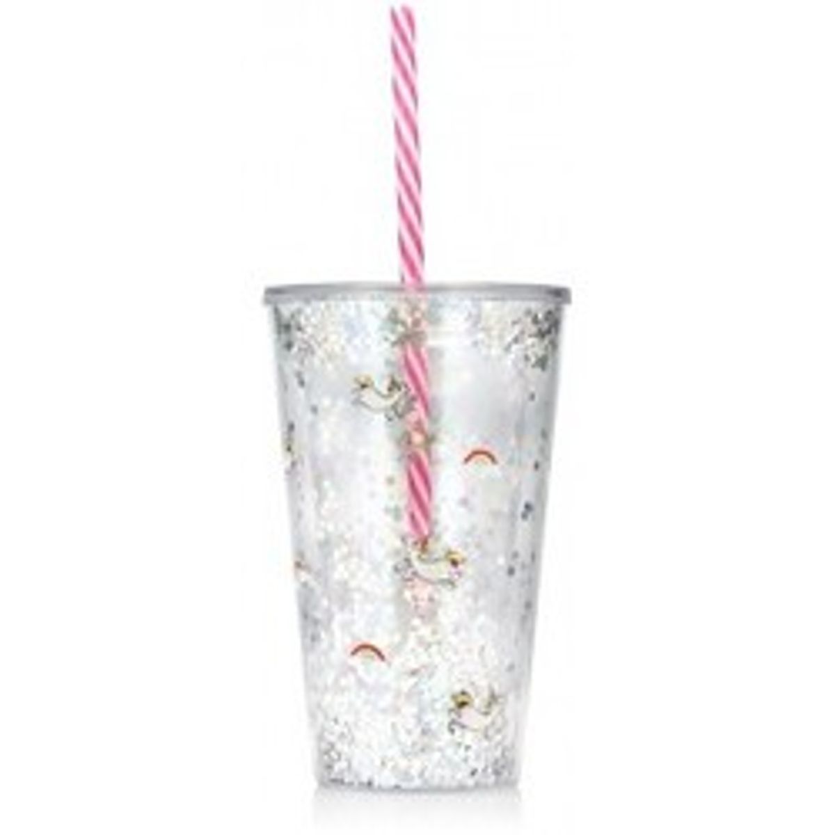 Drink Cup With Straw Unicorn