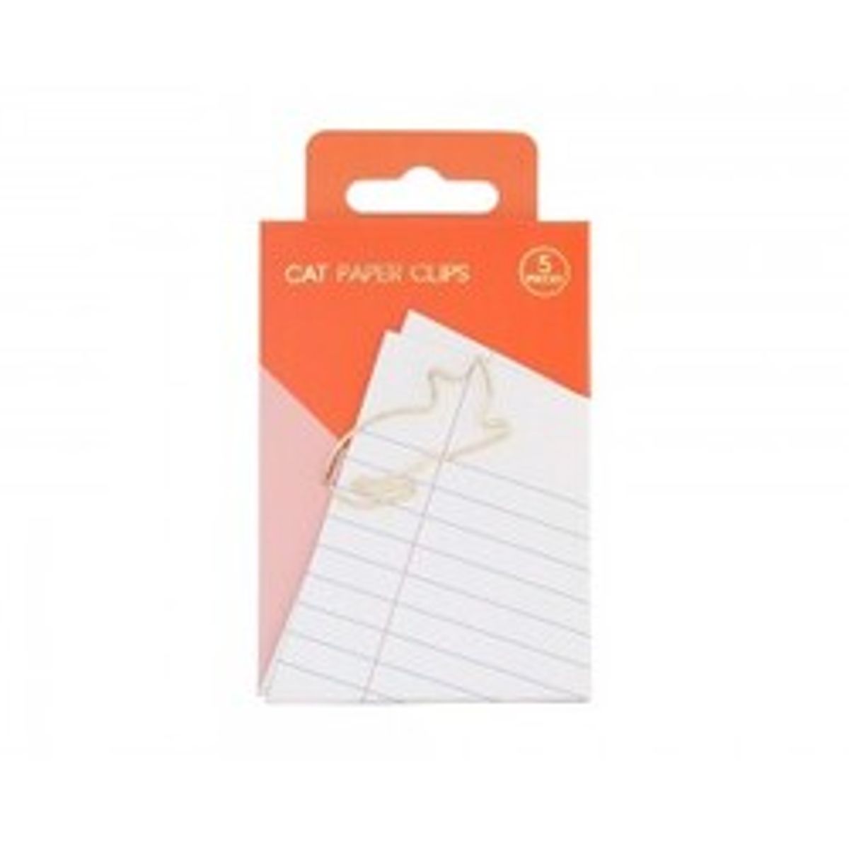 5 Cats Paper Clips