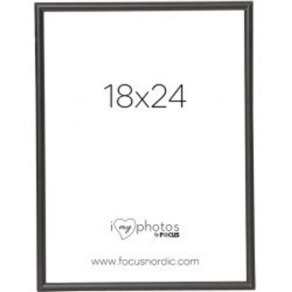 Focus Can-Can Aluminium Black 18x24 - Ramme