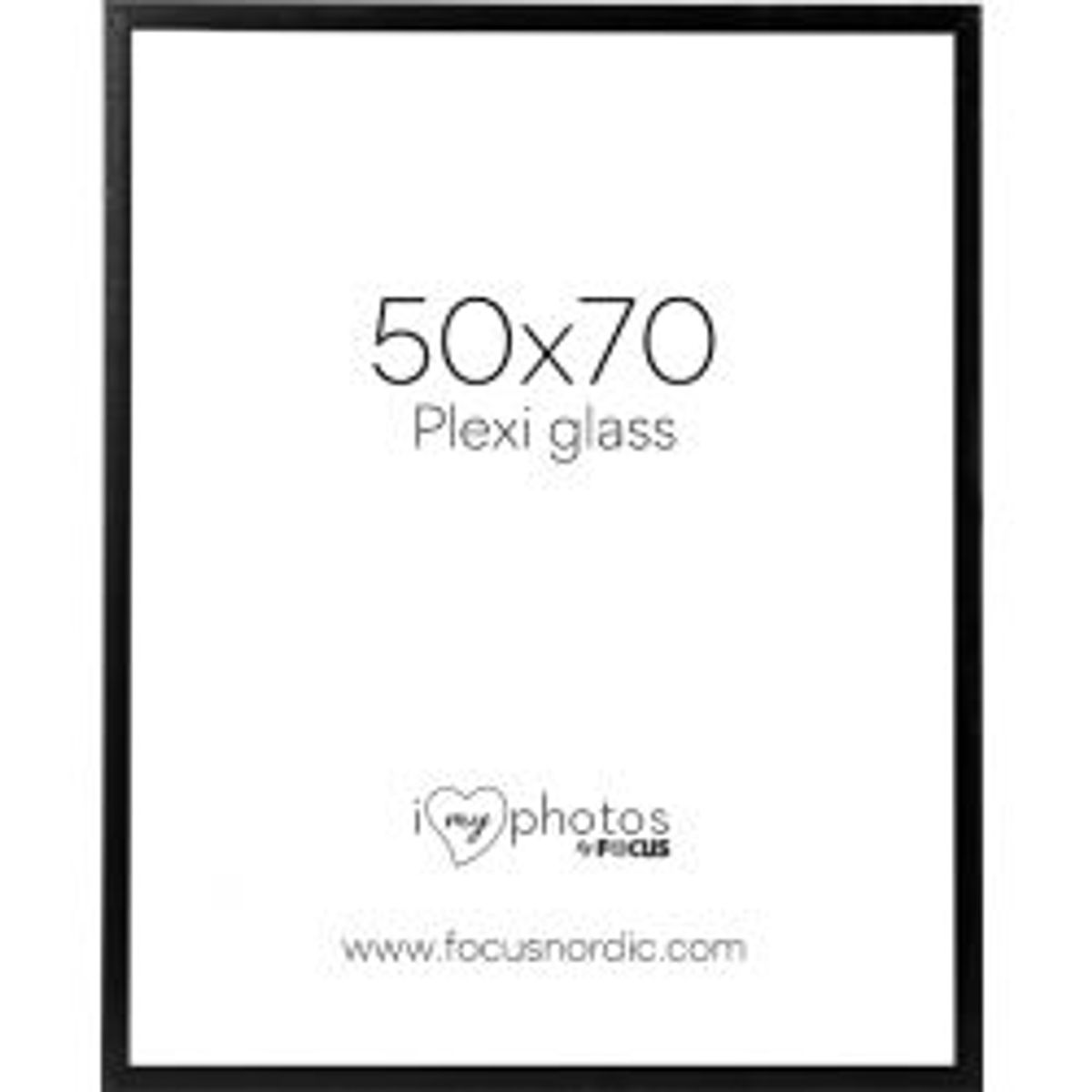 Focus Soul Black Plexi 50x70 - Ramme