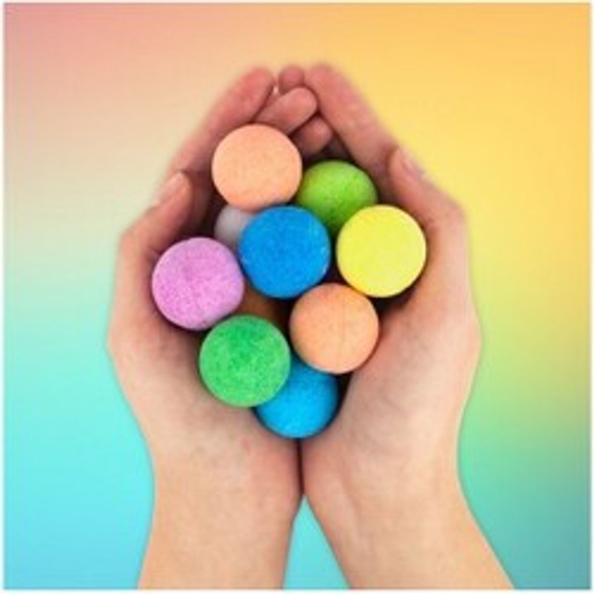 Gift Republic Bath Bombs Rainbow - Badekugler