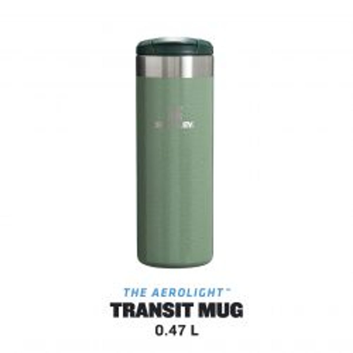 Stanley Aerolight Transit Mug .47l - Hammertone Green - Termokrus