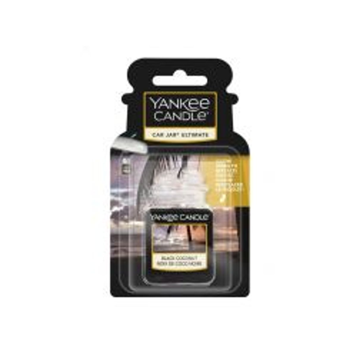 Yankee Candle Car Jar Ultimate - Black Coconut - Lugtfjerner