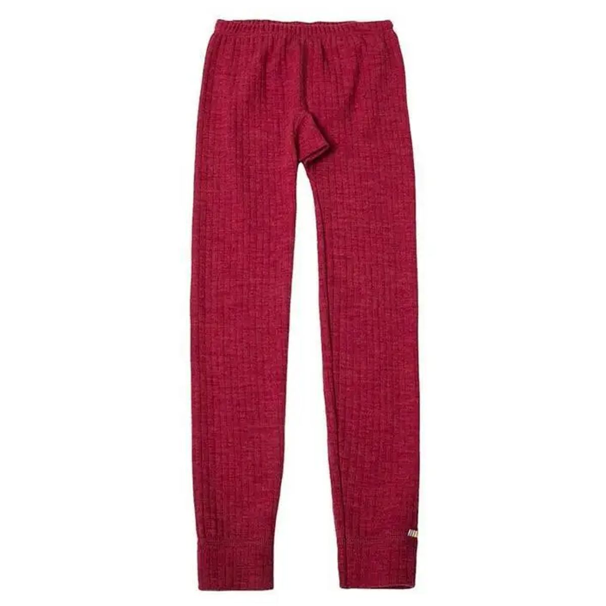 Leggings i fuchsia farvet ribbet-uld