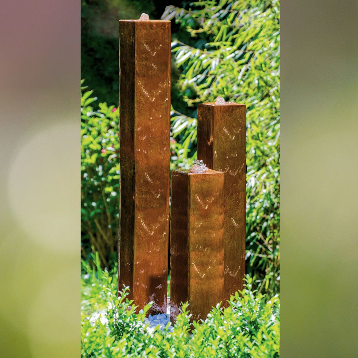 Brazil (XL) Vandfontæne 125 cm i corten stål