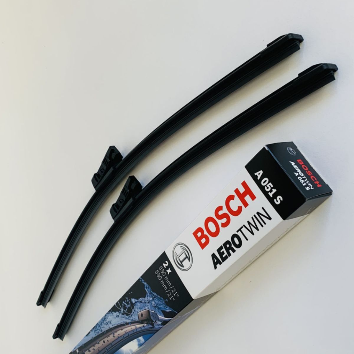 A051S Bosch Aerotwin Viskerblade / Fladblade sæt 530+530mm