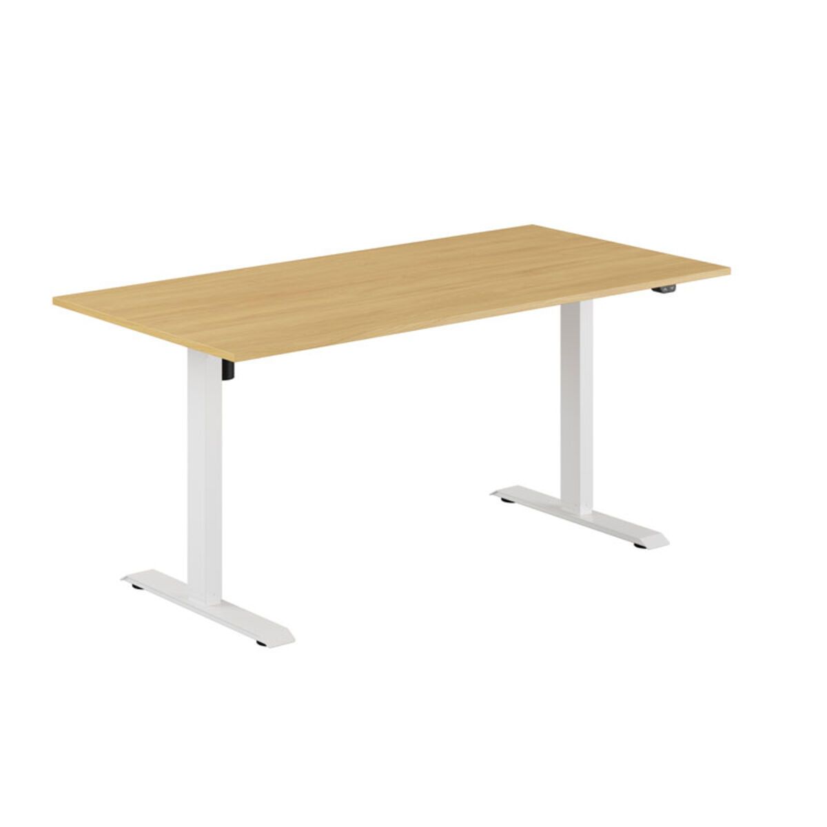 EASY Hæve/Sænkebord m/1 motor 160x80cm - Eg-hvid