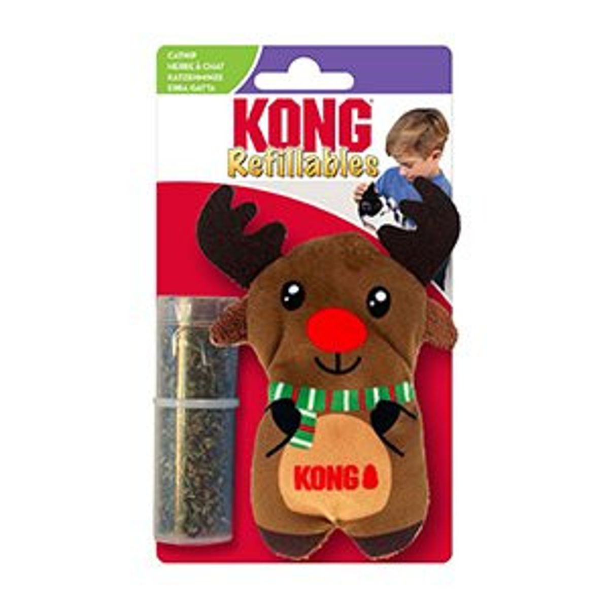 KONG Cat Refillables Reindeer