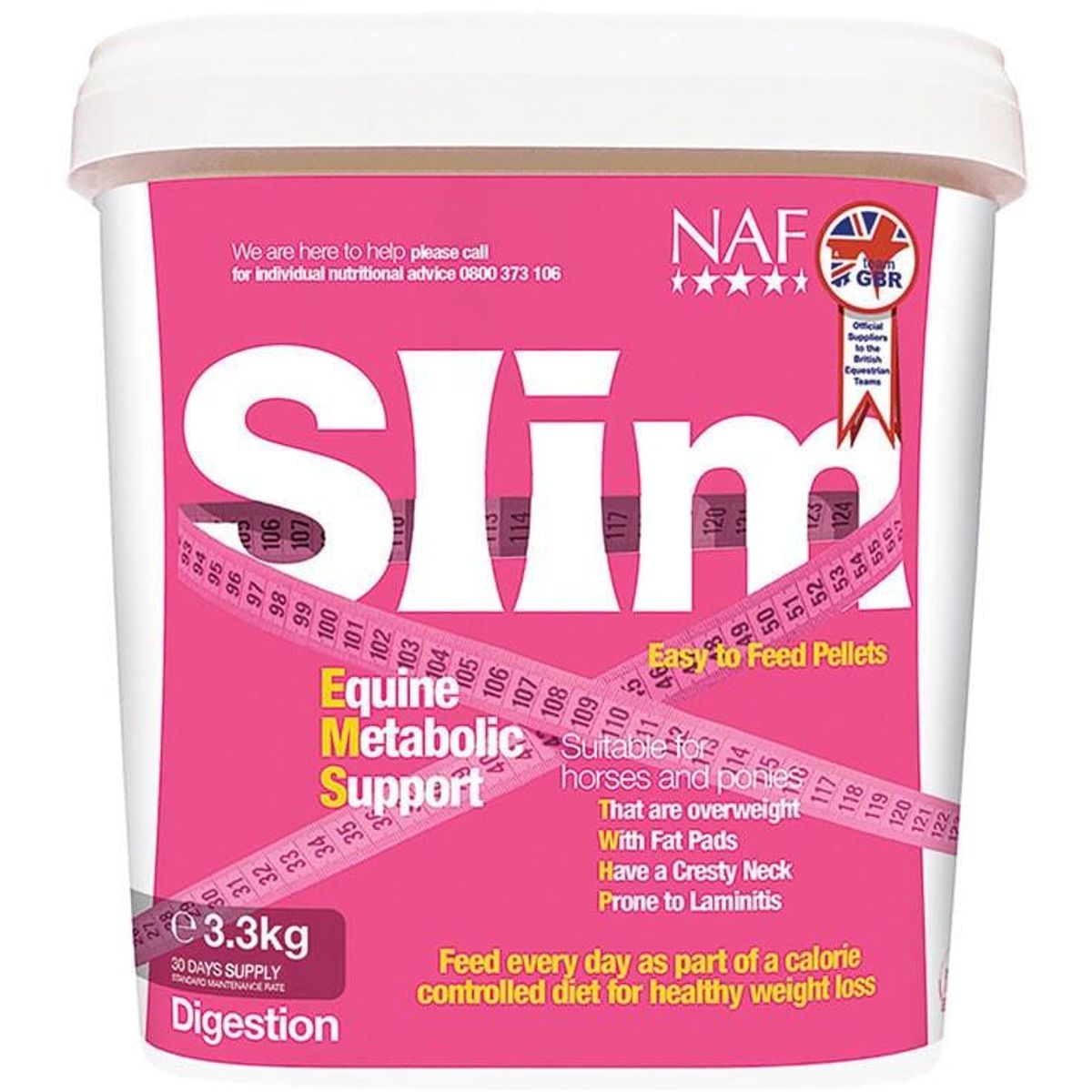 NAF Slim, 3,3 kg