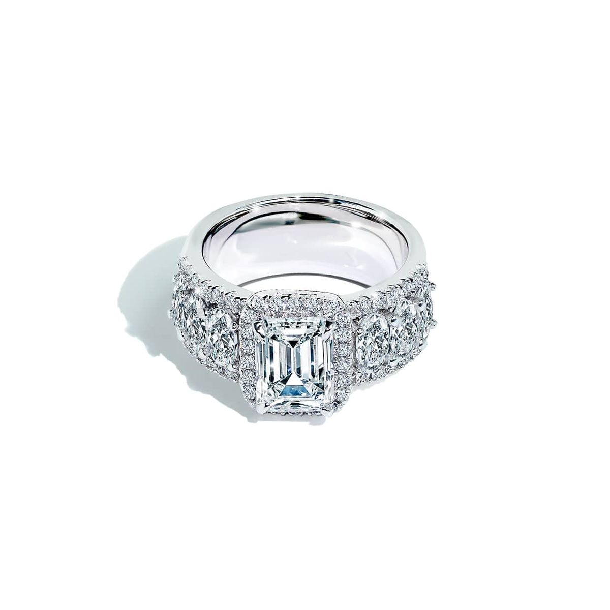 Oxford radiant & oval ring