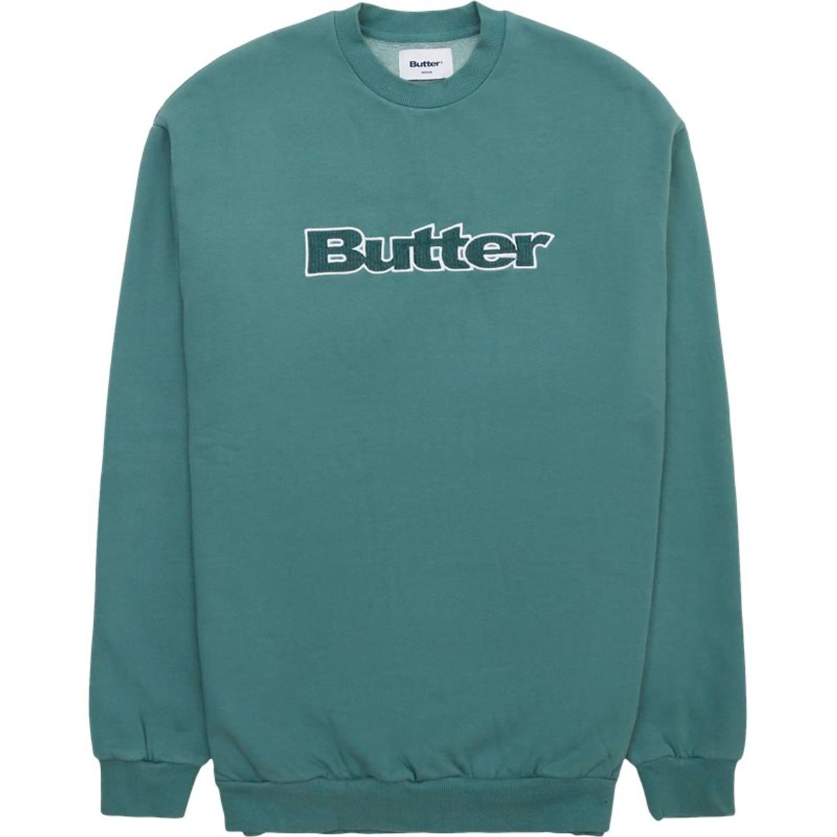 Butter Goods Cord Logo Crew Grøn