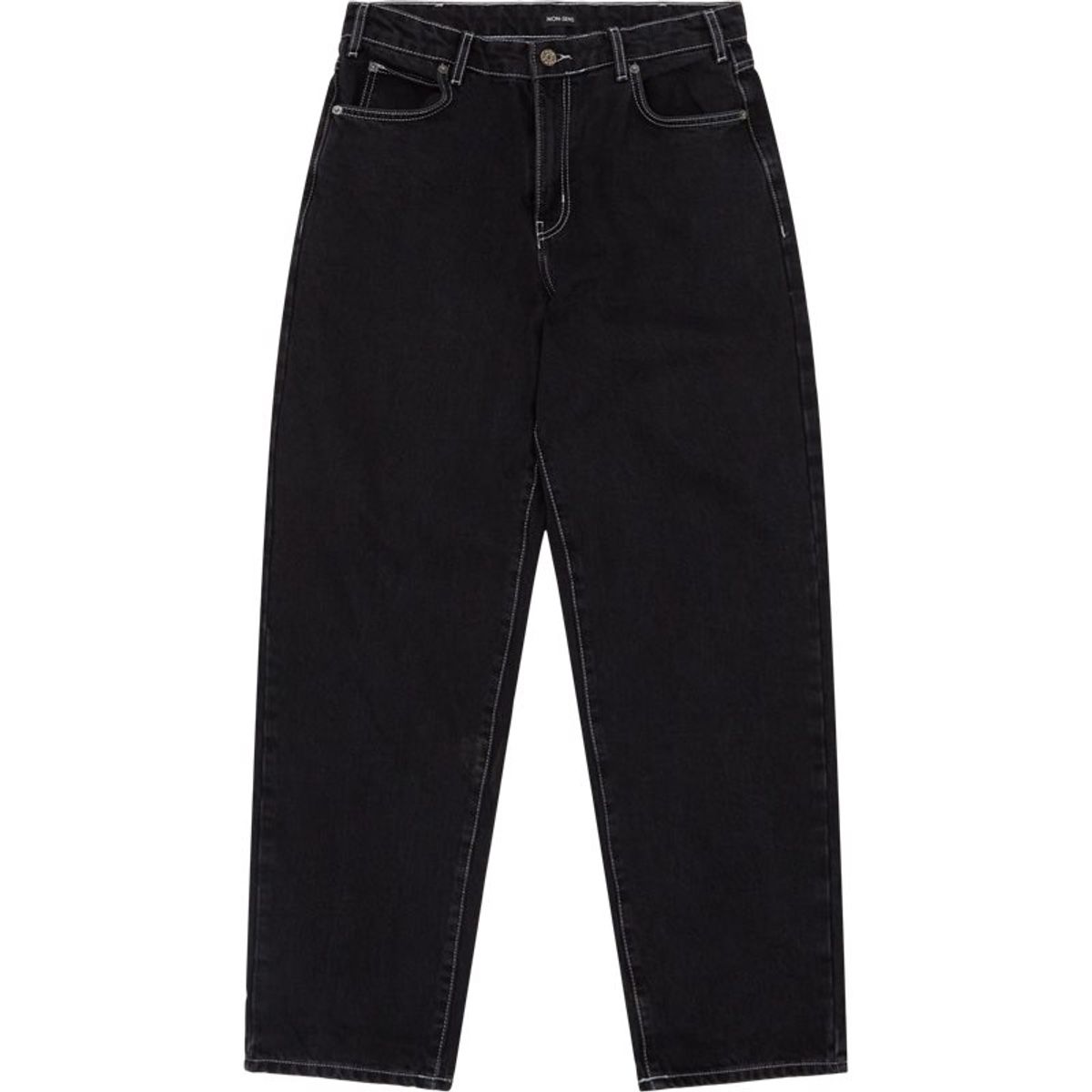 Non-sens Alaska Mid Black Jeans Sort