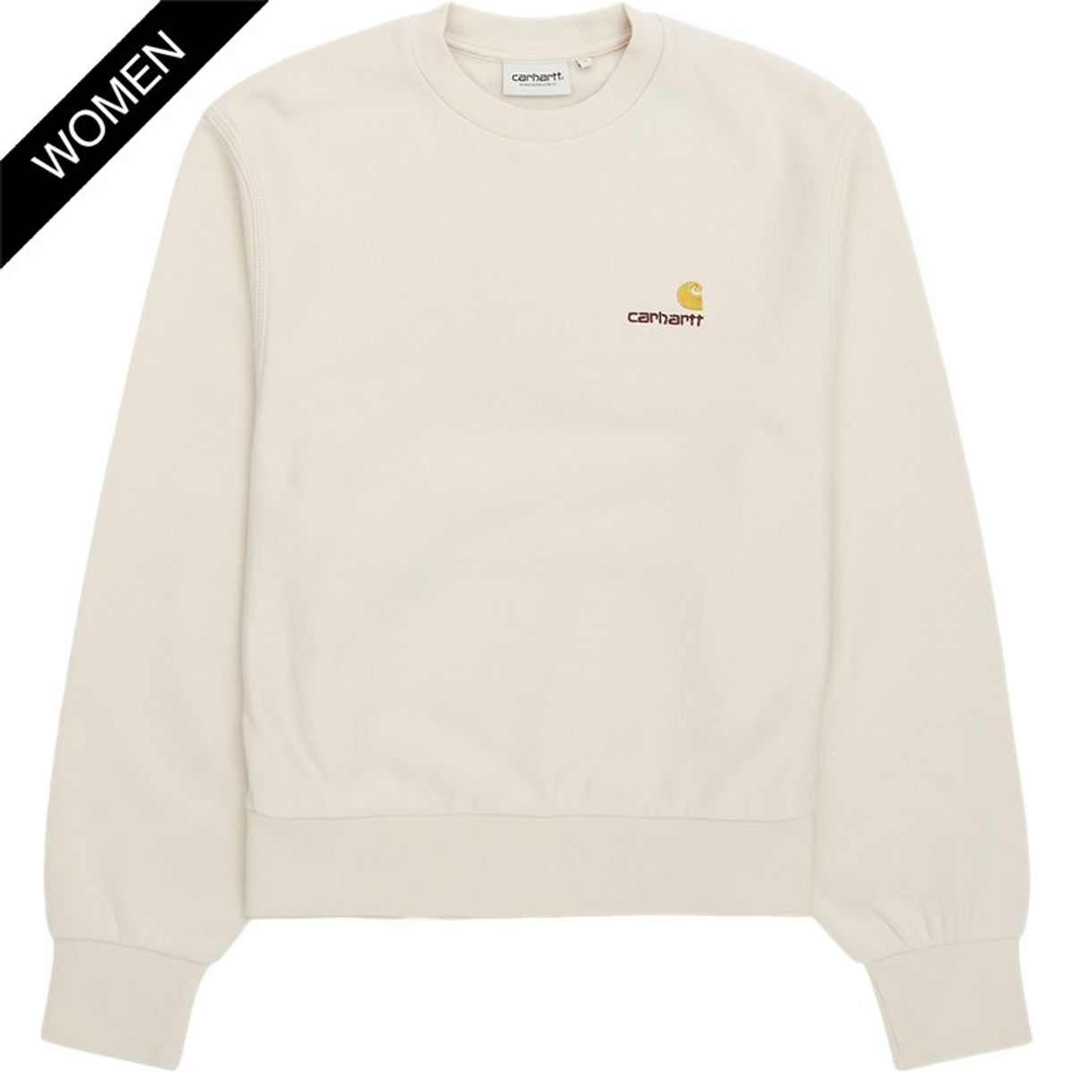 Carhartt Women W American Script Sweat Moonbeam