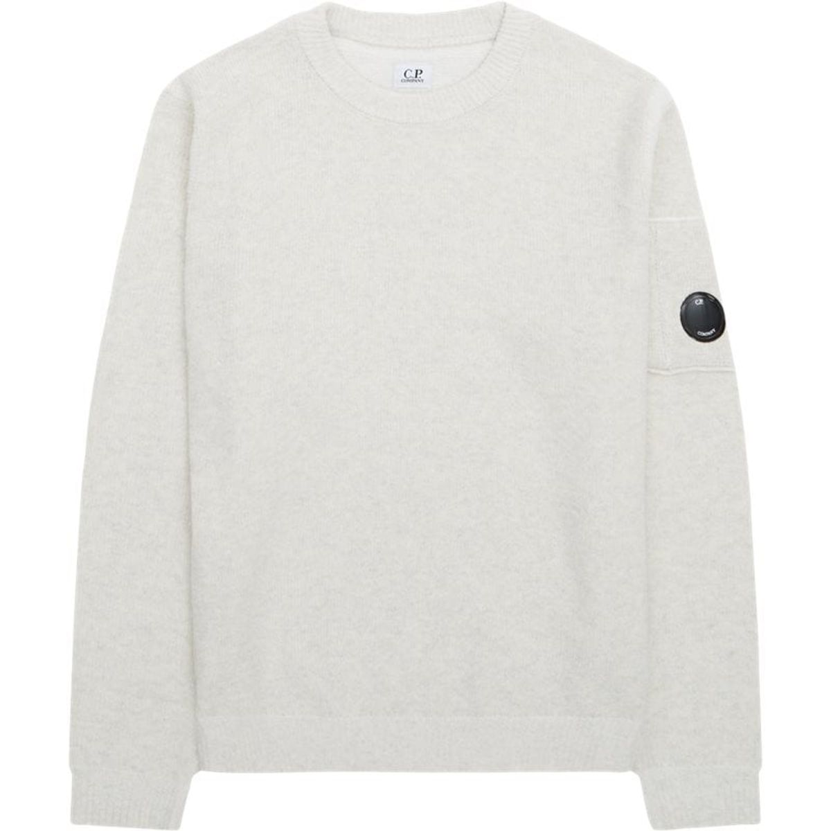 C.p. Company - Fleece Knit Crewneck Vanisé Knit