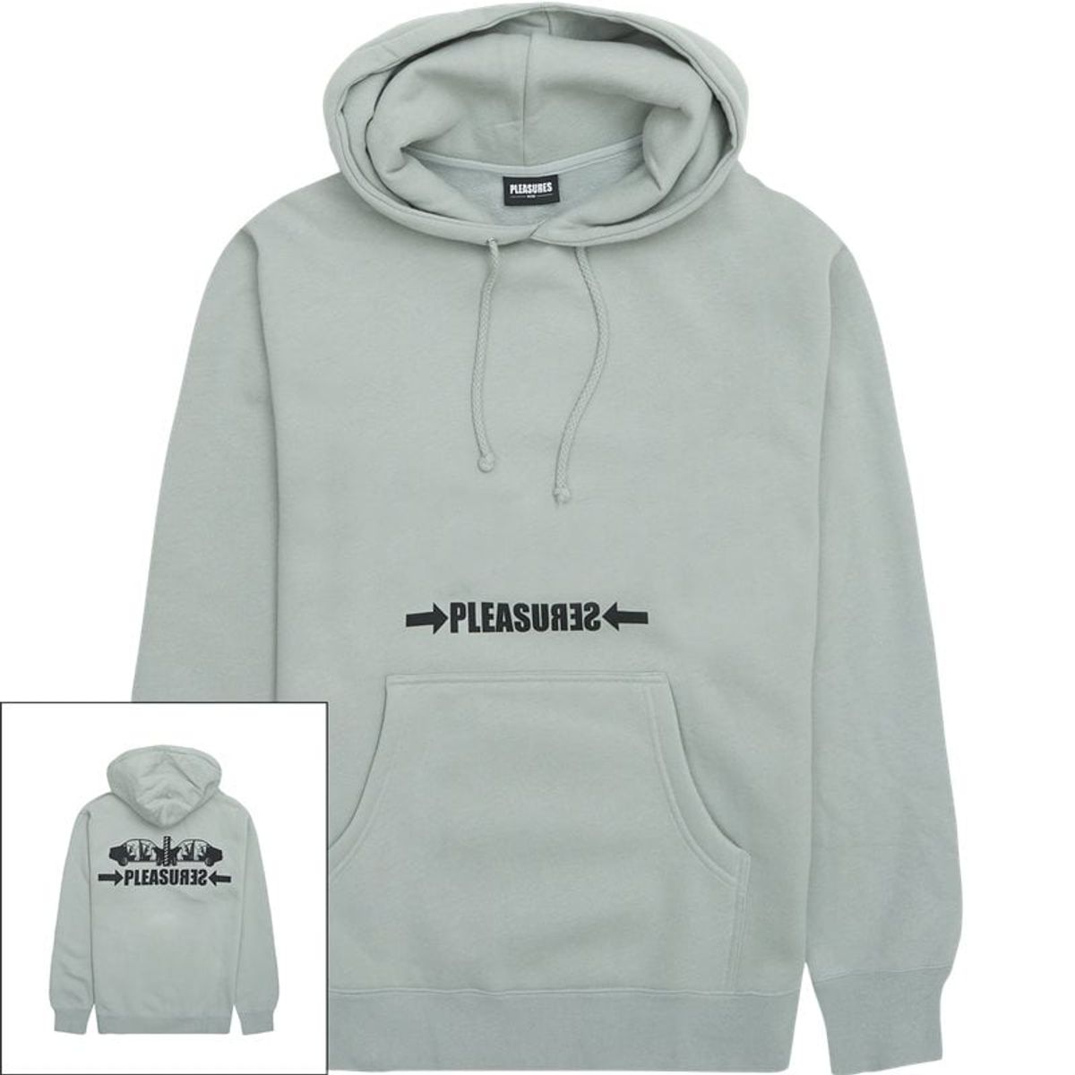 Pleasures Now Crash Hoodie Dusty