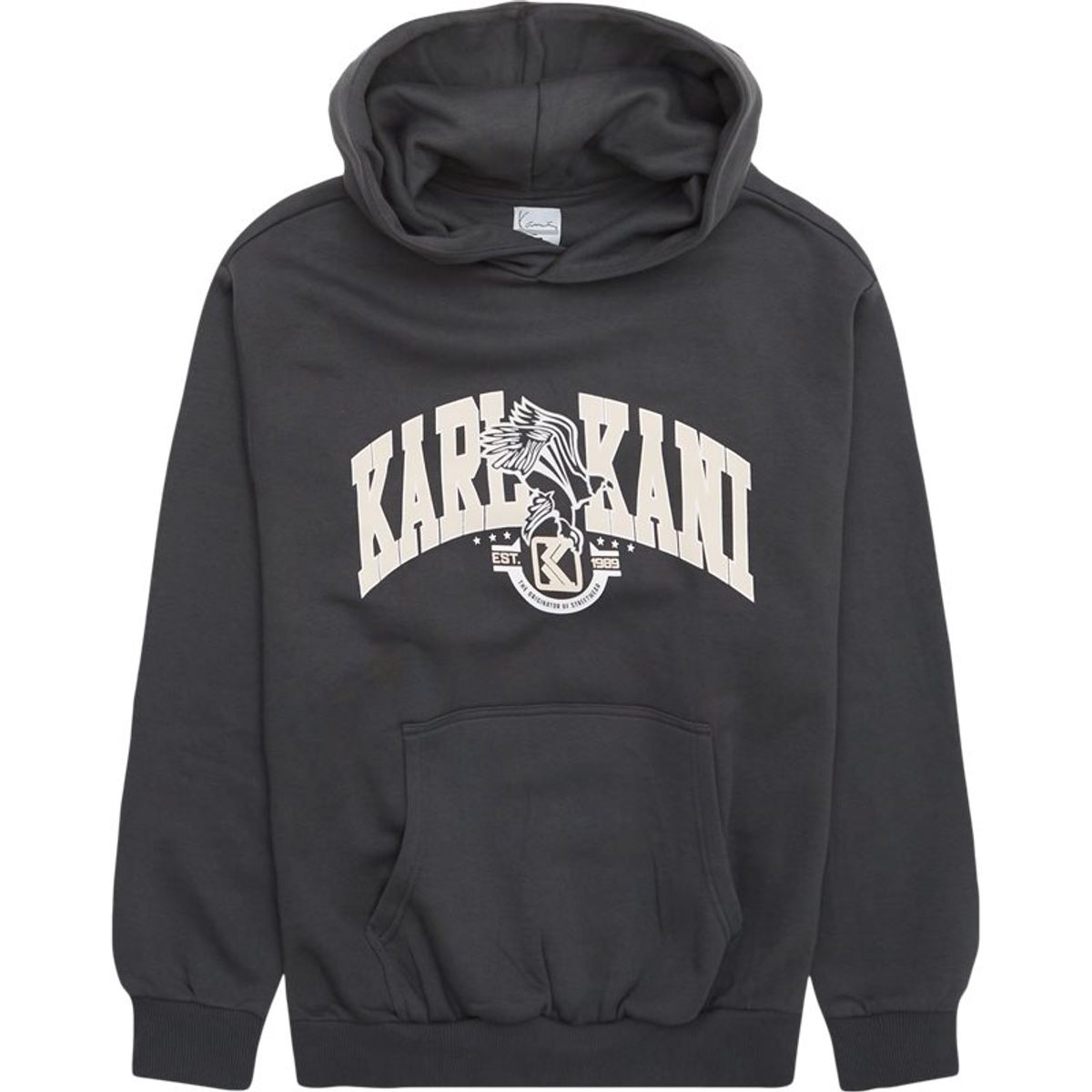 Karl Kani Og Eagle Print Hoodie Antrasite