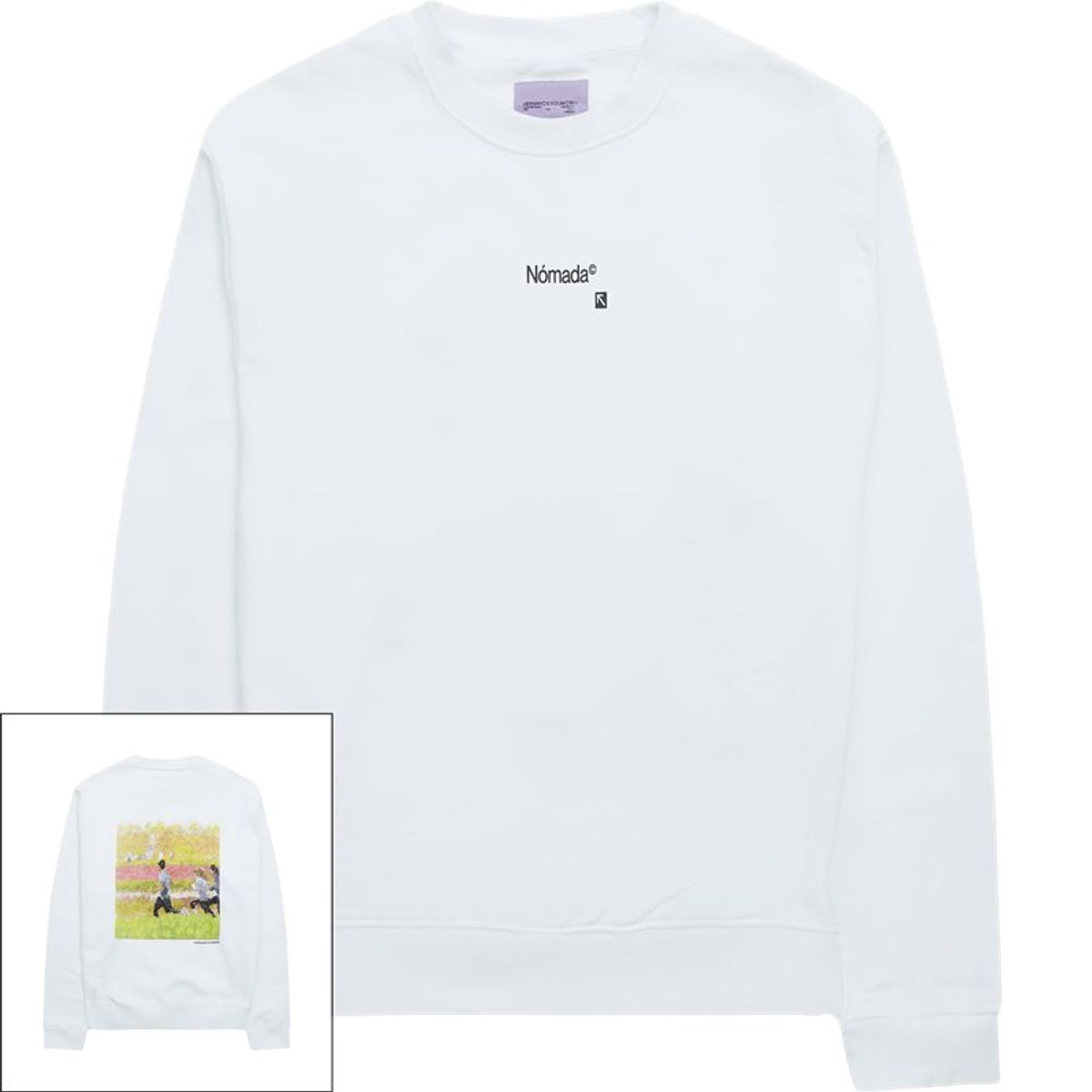 Hermanos Koumori Dido Crew Sweatshirt White