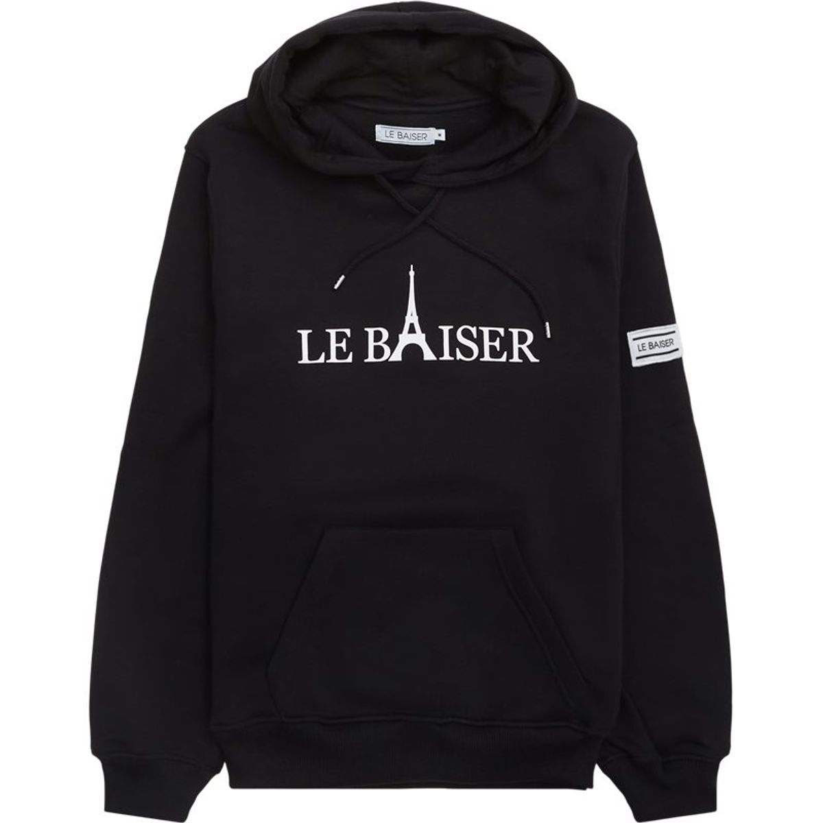 Le Baiser Rouge Hoodie Black