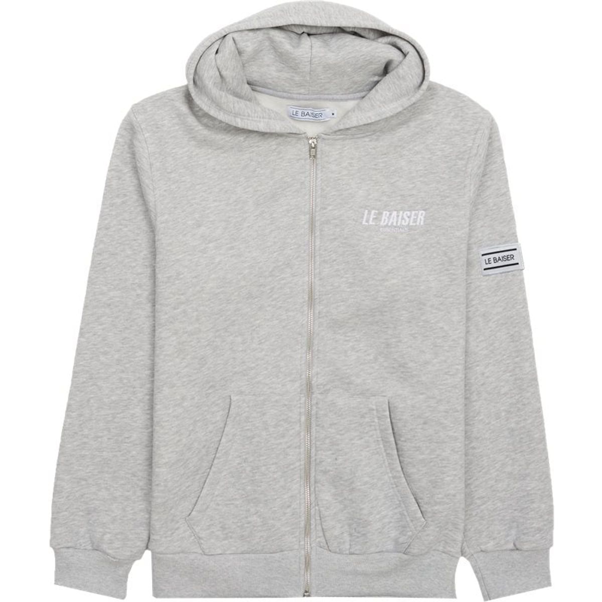 Le Baiser Guam Zip-sweatshirt Grey Melange