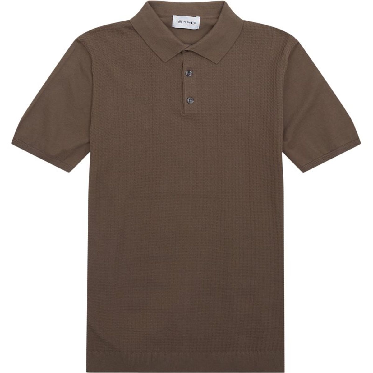 Sand - Retro Polo T-shirt