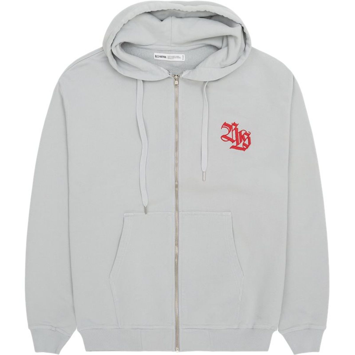 Bls Justice Zip Hoodie Grå