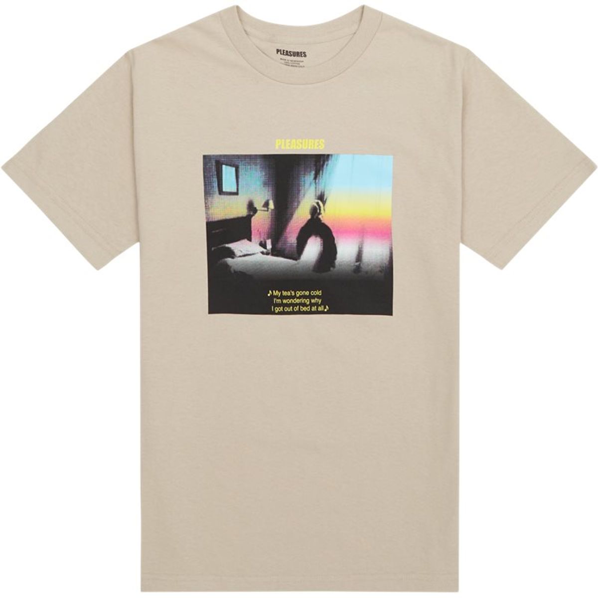 Pleasures Now Window Tee T-shirts Sand