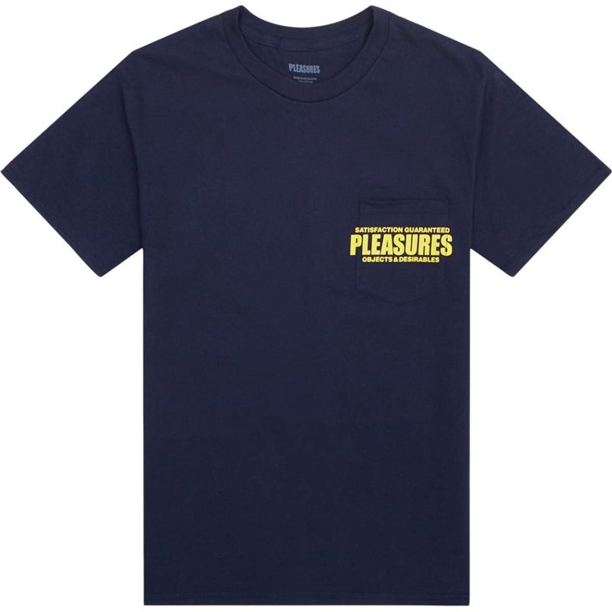 Pleasures Now Staff Pocket T-shirts Navy