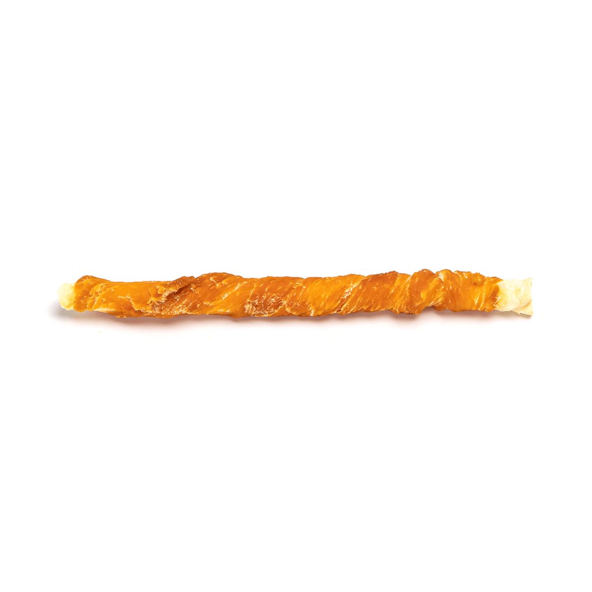 Kylling- & Torsk Rullede Chips - L: 10 cm, Hvid/Orange