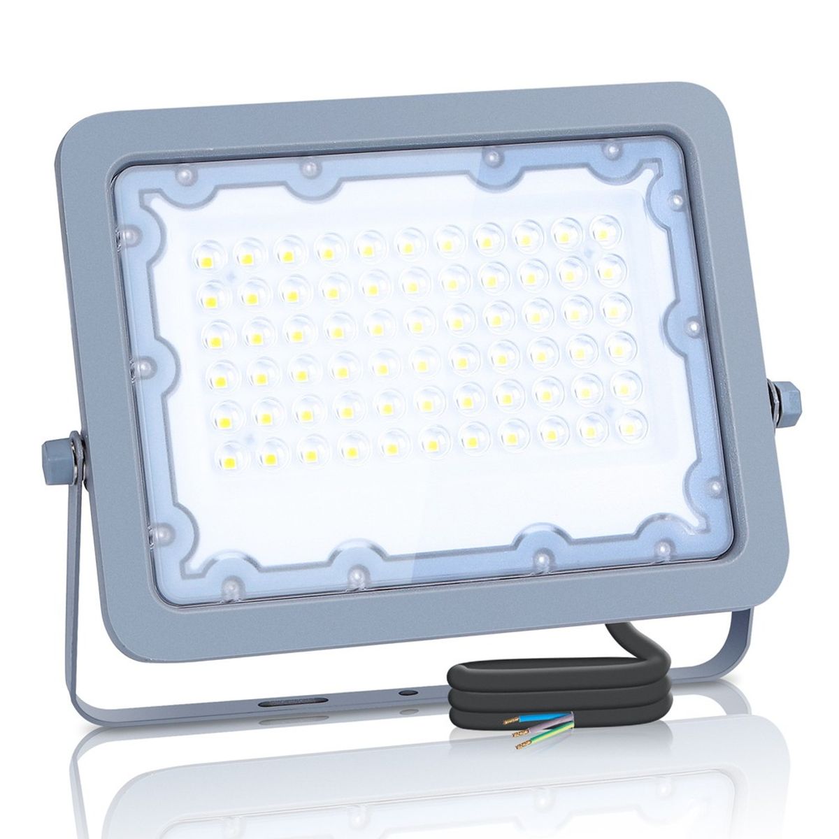 Outlet: LED-projektør 50W, 4000K, SMD, IP65, 90° - Kulør : Neutral