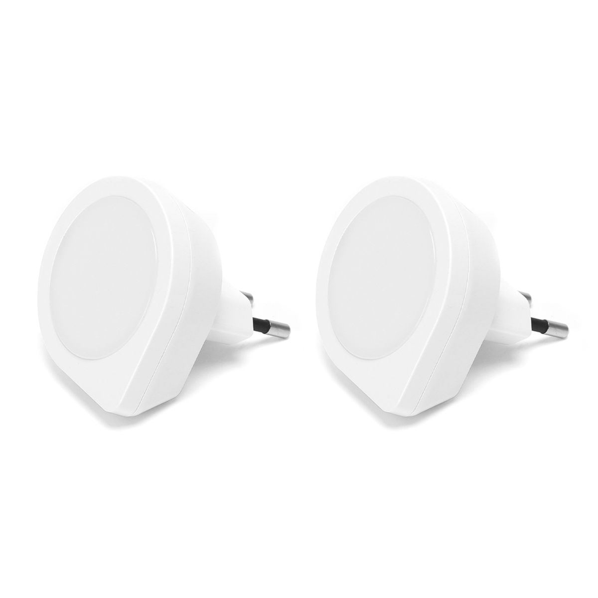 Outlet: LED Nattelys Q-Type med Dag/Nat-Sensor - 2-Pak - Kulør : Varm